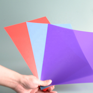 HSQY 0.6mm Translucent Matte Colored Polypropylene PP Plastic Sheet