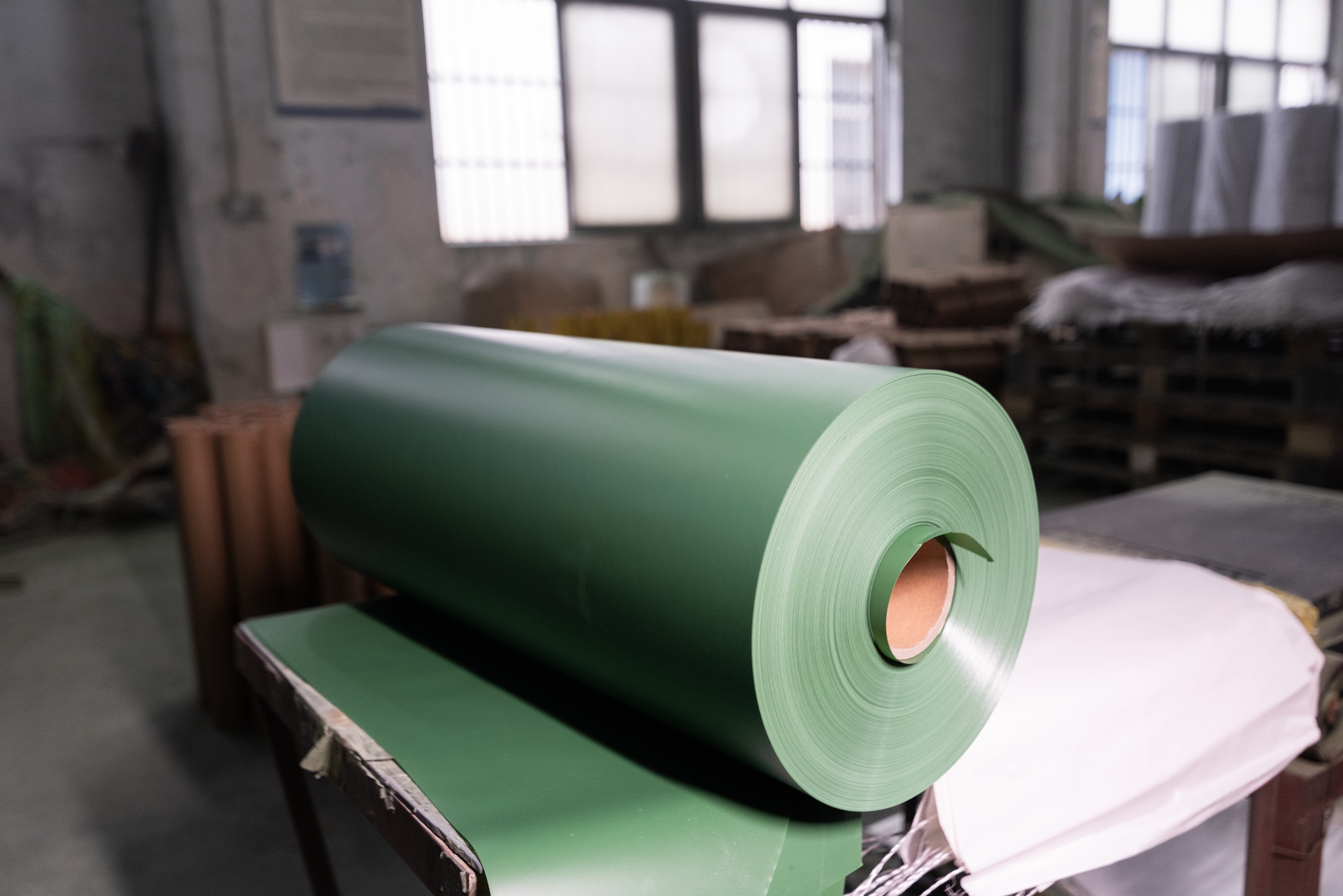 80% Virgin + 20% Recycled PVC Rigid Plastic Sheet Film Material PVC Lawn Film