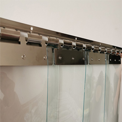 Sufficient Production Capacity Suppliers Clear Color Pvc Door Curtain Supplier-HSQY Plastic