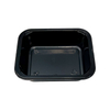 Model 032 - 8 oz Rectangle Black CPET Tray