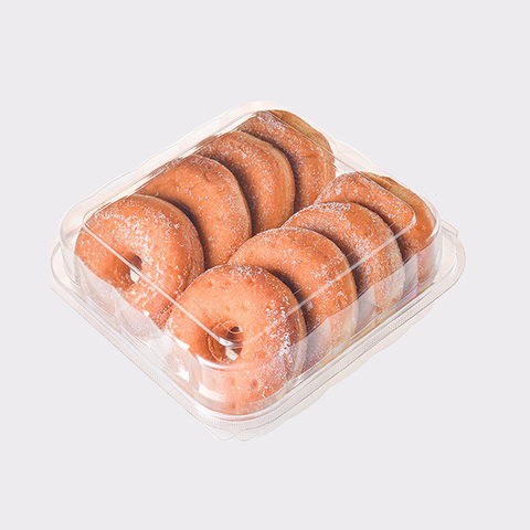 HSQY XXXXXXXXXXXXXXXInch Disposable Plastic Hinged Clear Bakery Container