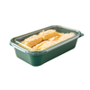 HSQY 3.5x3.9x2.4 Inch Disposable Plastic Clear Bakery Container