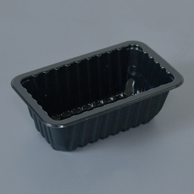 HSQY 8.7X5.1X3 In Rectangle Black Plastic PP High Barrier Tray