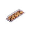 HSQY 9.6 X 5.9 X 1.4 Inch Rectangle Sushi Tray Container with Lid