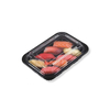 HSQY 4.9 x 4 x 0.8 Inch Rectangle Sushi Tray Container with Lid