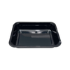 Model YT01 - 17 oz Rectangle Black CPET Tray