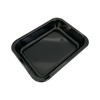 Modelo JC01 - 27 oz Rectangle Black CPET Tray