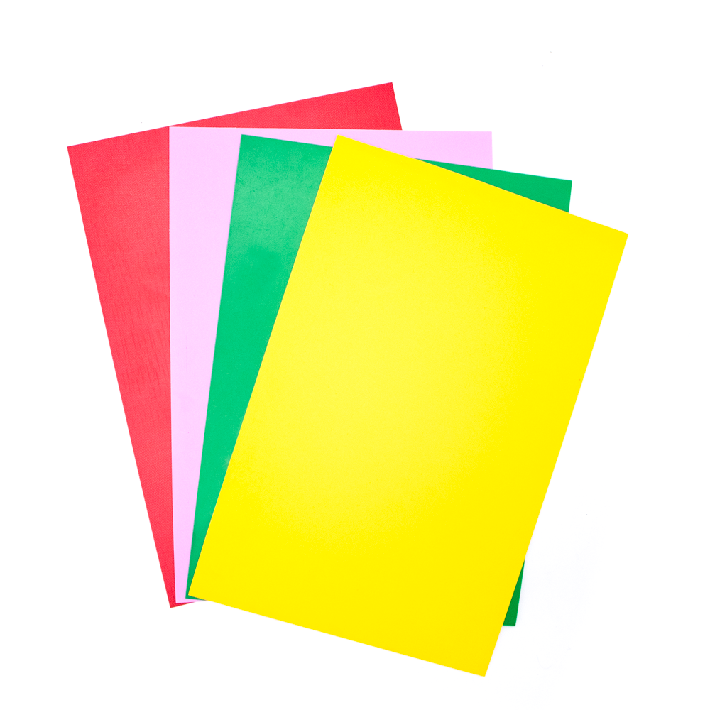 Feuille rigide en PVC coloré