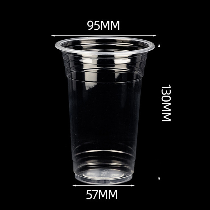 HSQY 7oz 12oz 16oz 17oz 21oz 24oz 95mm Diameter Clear Plastic PP Injection Cups