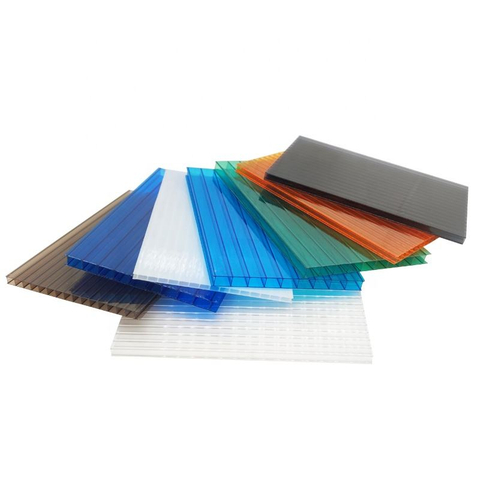 HSQY 8mm Soundproof Double Wall Polycarbonate Hollow Sheet