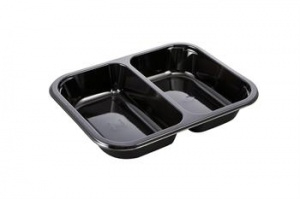 Wholesale In Stock Disposable CPET Food Takeaway Meals Tray Or Vacuum Tray 