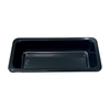 Model 030 - 10 oz Rectangle Black CPET Tray