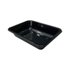 Model YT02 - 14 oz Rectangle Black CPET Tray