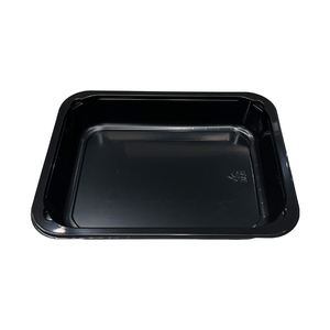 Model 002 - 27 oz Rectangle Black CPET Tray