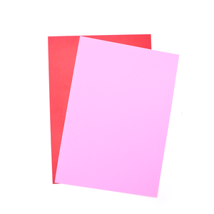 Feuille de plastique PVC de format A4 pour couverture de reliure de papeterie