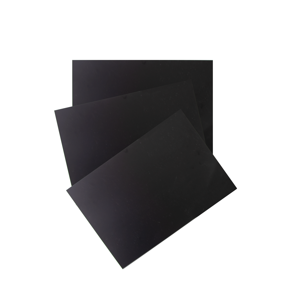 Black Matt And Glossy PVC Rigid Sheet