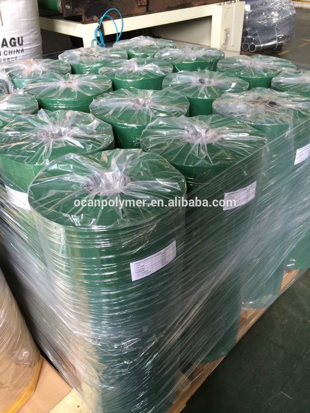 Green Color PVC Rigid Film for Christmas Tree Leaves