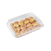 HSQY 5.12*5.12 Inches Disposable Plastic Clear Bakery Container