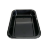 Modelo JC01 - 27 oz Rectangle Black CPET Tray