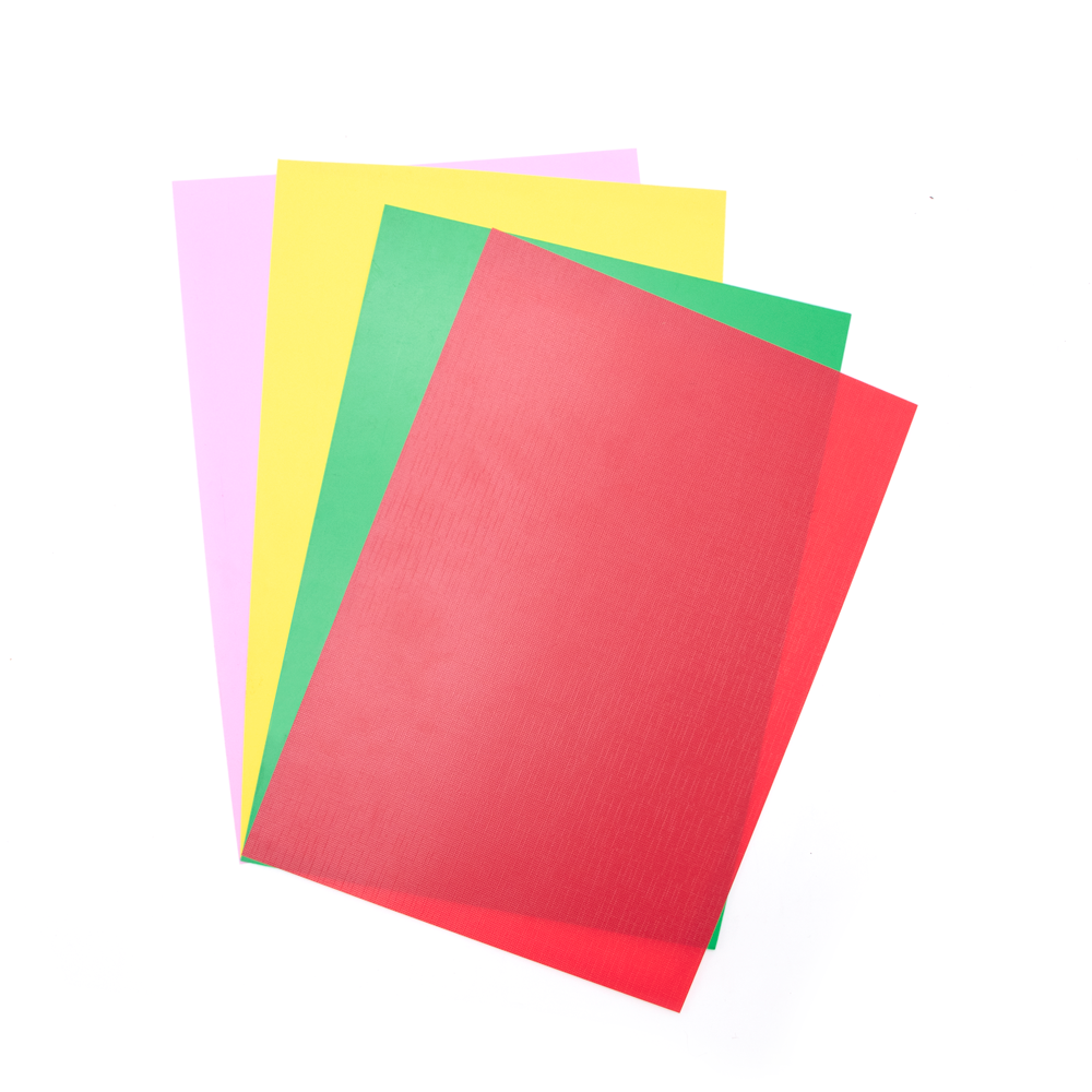 Colourful PVC Plastic Sheet For Stationery Binding Cover