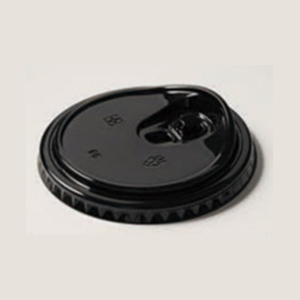 HSQY Style 11 Black PET Plastic Cup Lids