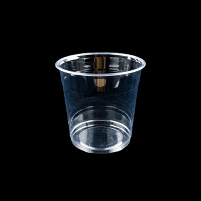 HSQY ⌀95 mm Clear Squat PET Plastic Cups