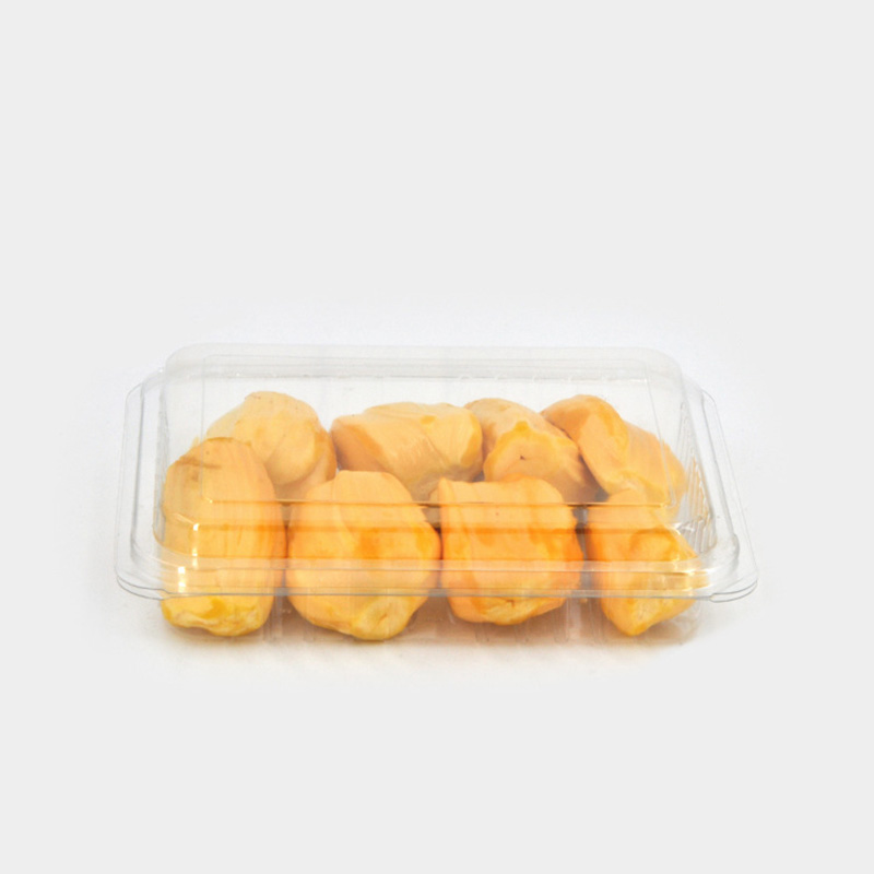 HSQY 10.8 X 7.3 X 3.7 Inch Clear PET Plastic Clamshells Food Container