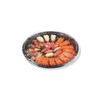 HSQY 10 x 1.18 Inch Round Sushi Party Tray Container with Lid